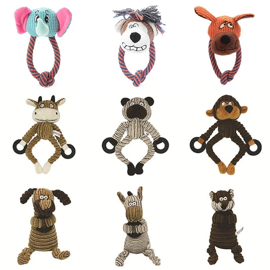 Animals Shape Pet Dog Stuffed Toys for Small - MyPetDollar.com