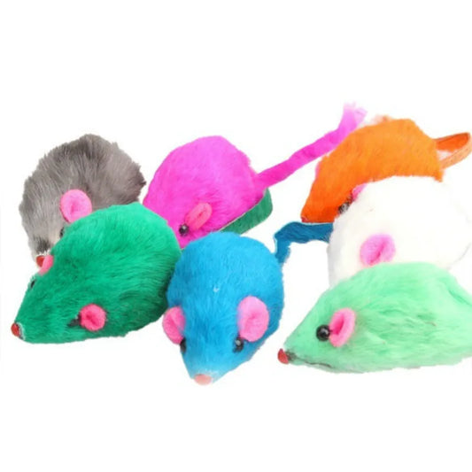 5pcs Colorful Mouse Cat Toy Bite Resistant - MyPetDollar.com