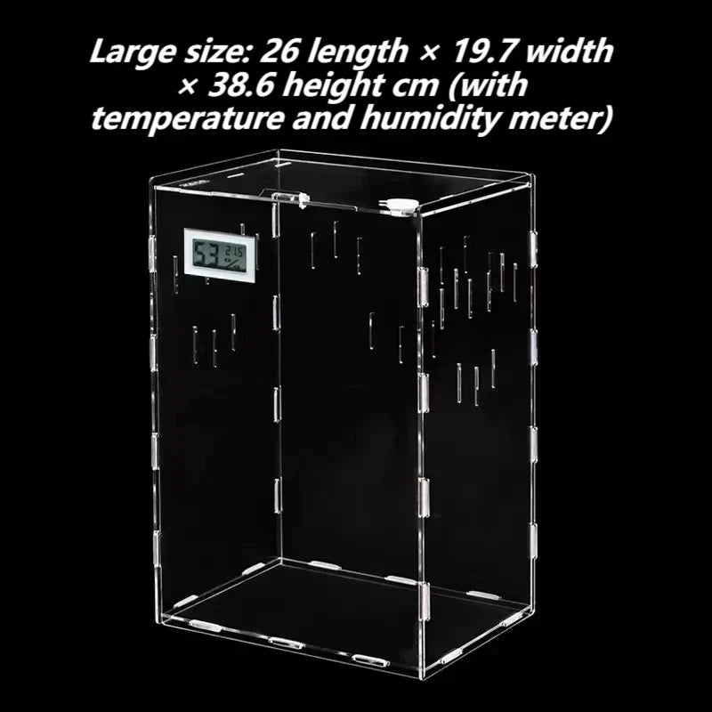 Acrylic Reptile Container Magnetic Acrylic - MyPetDollar.com