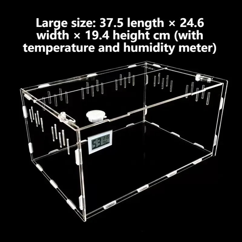 Acrylic Reptile Container Magnetic Acrylic - MyPetDollar.com