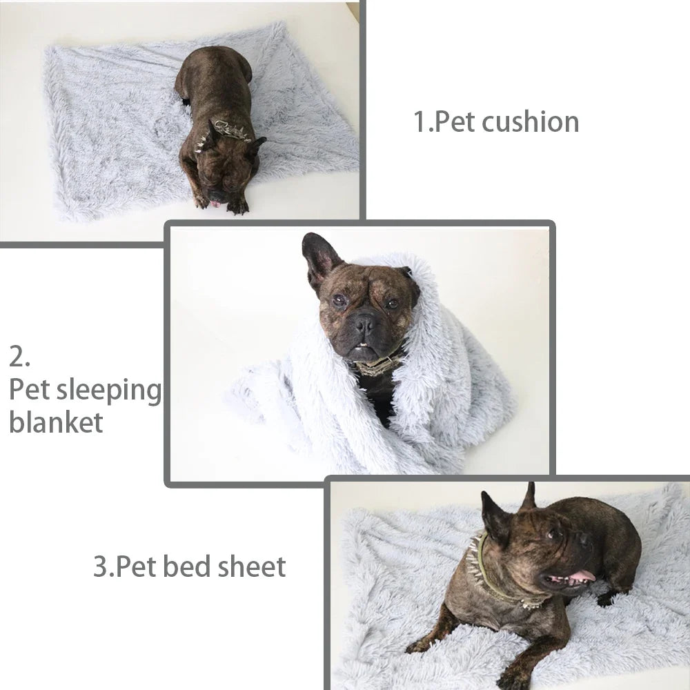 Plush Dog Blanket Winter Warm Pet Sheet Cat - MyPetDollar.com