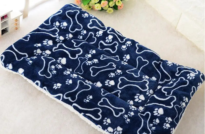 Winter Warm Pet Dog Soft Cushion Large Print - MyPetDollar.com