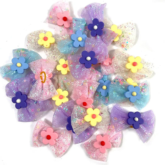30/50pcs Pet Bows Spring Small Dog Hair - MyPetDollar.com