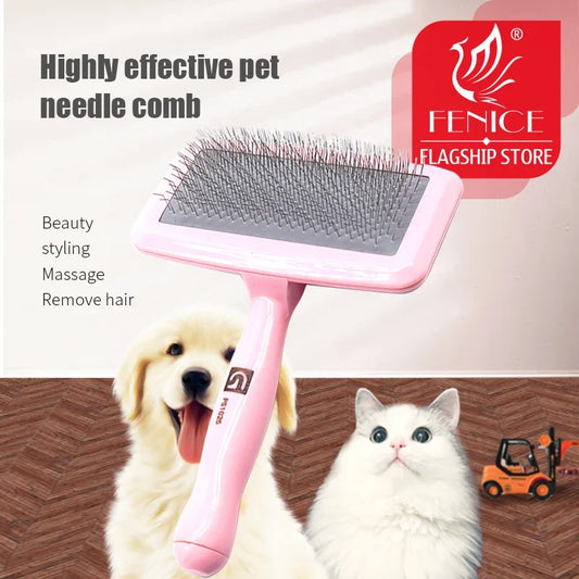 Fenice Pet Hair Massage Comb Open-Knot Brush - MyPetDollar.com