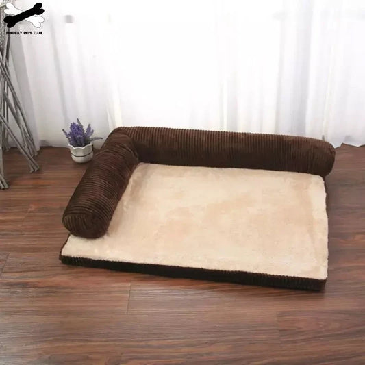 Pet Dog Bed Soft Cushion L Shaped Square - MyPetDollar.com