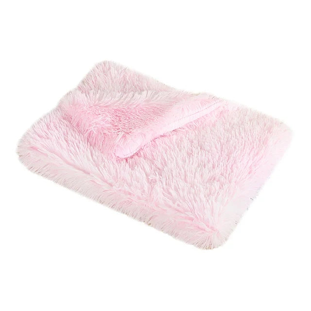 Fluffy Long Plush Pets Bed Blankets Pet - MyPetDollar.com