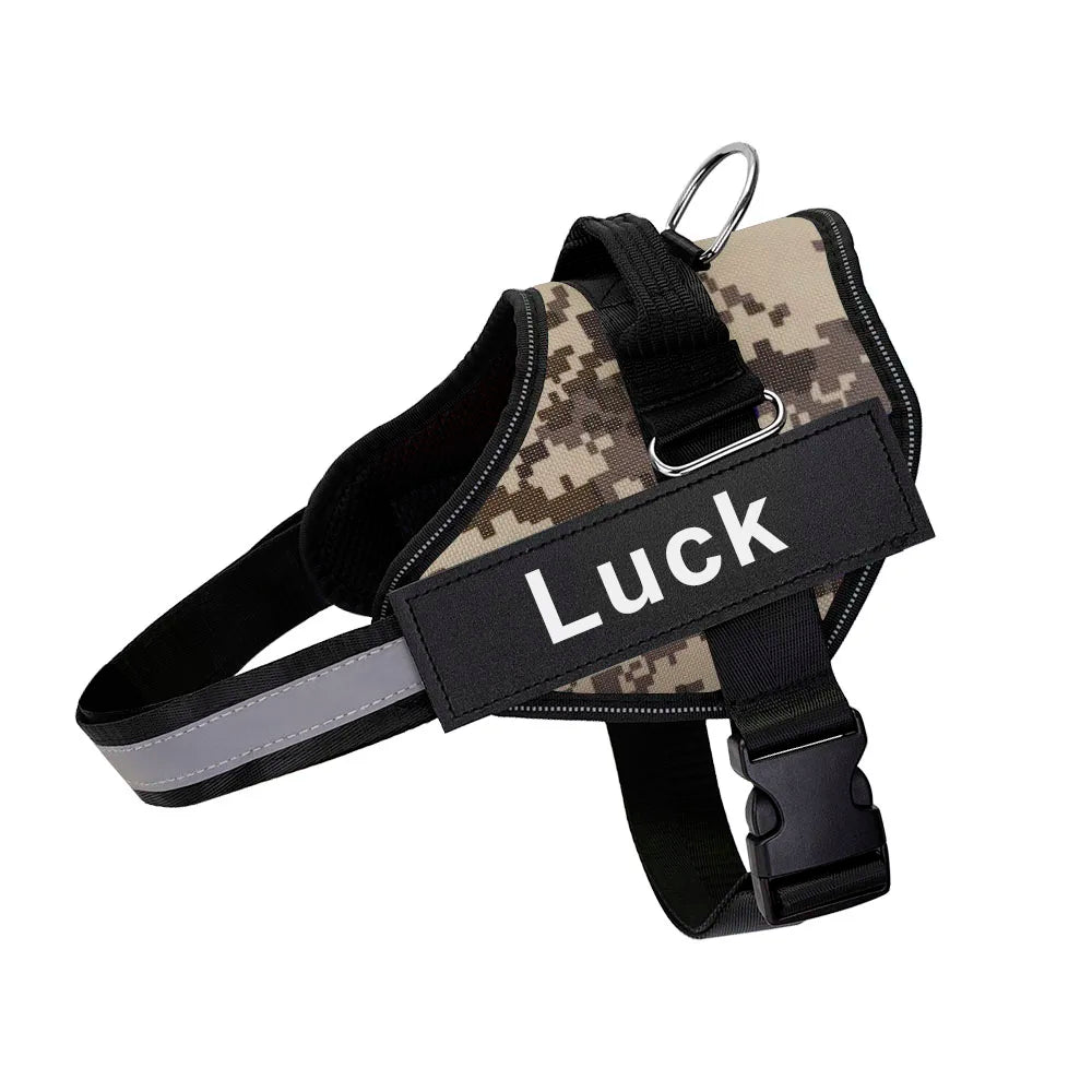 Dog Harness Vest ID Patch Customized - MyPetDollar.com