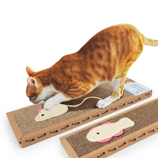 37 12cm Cat Scratching Board Pad Scraper Claw Paw Toys