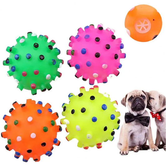 Transer 6.5cm Squeaky Pet Dog Ball Toys Pet - MyPetDollar.com