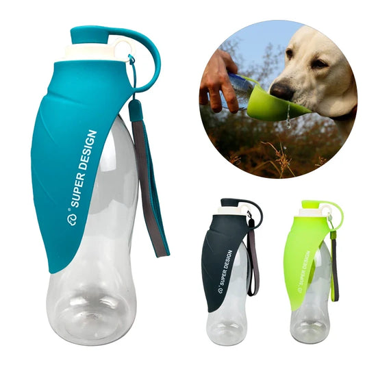 580ml Sport Portable Pet Dog Water Bottle - MyPetDollar.com