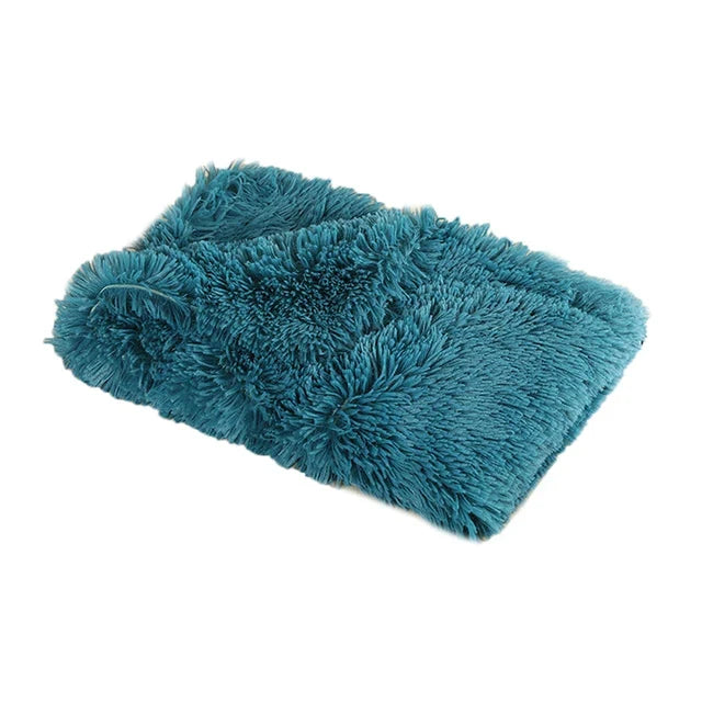Fluffy Long Plush Pets Bed Blankets Pet - MyPetDollar.com