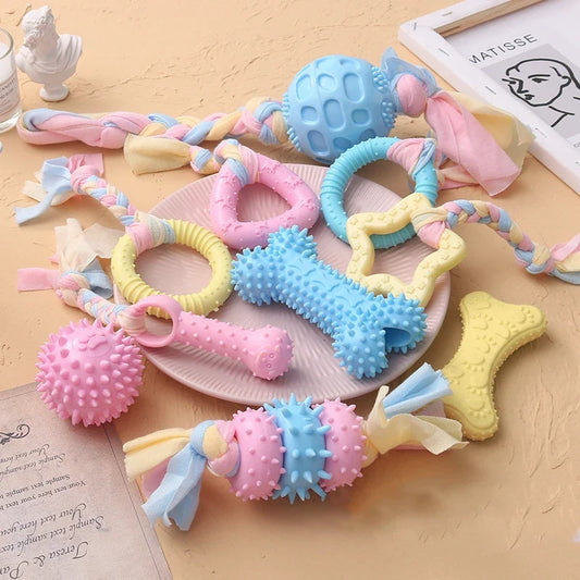 Pet Dog Toys For Small Dog Chews TPR Knot - MyPetDollar.com