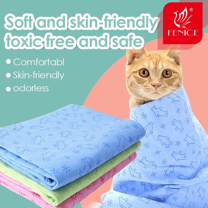 Fenice Pet Bath Towel Soft Lint-free Dogs - MyPetDollar.com