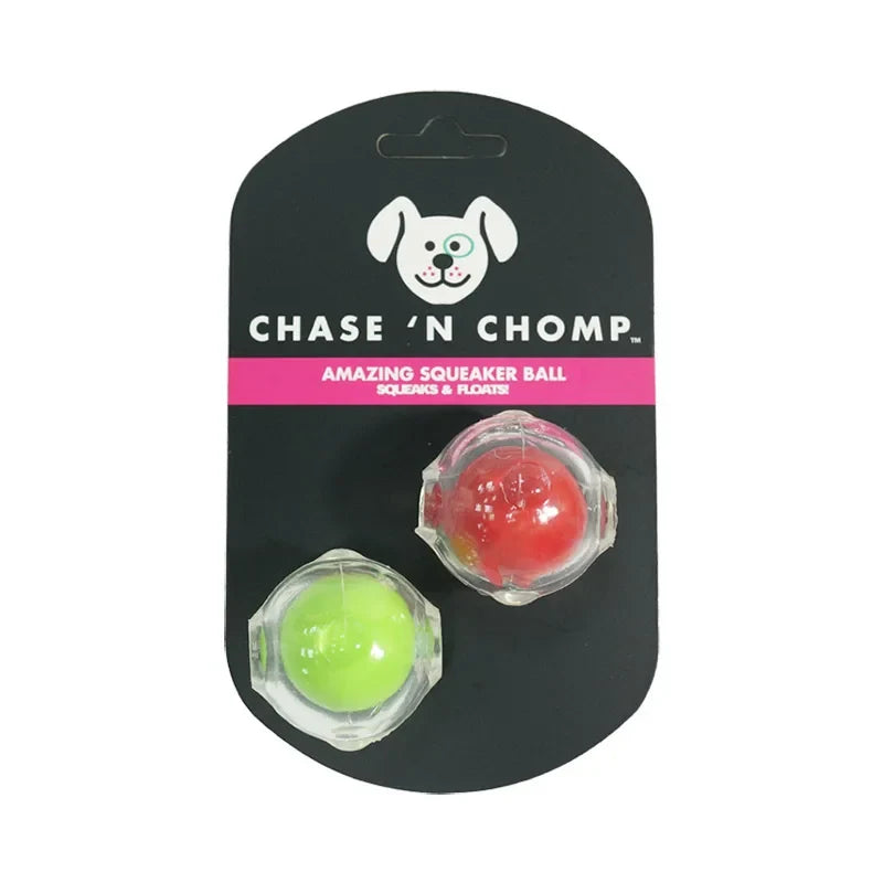 Caitec Dog Squeaky Toys Mini Squeaking Ball – 6 Colors