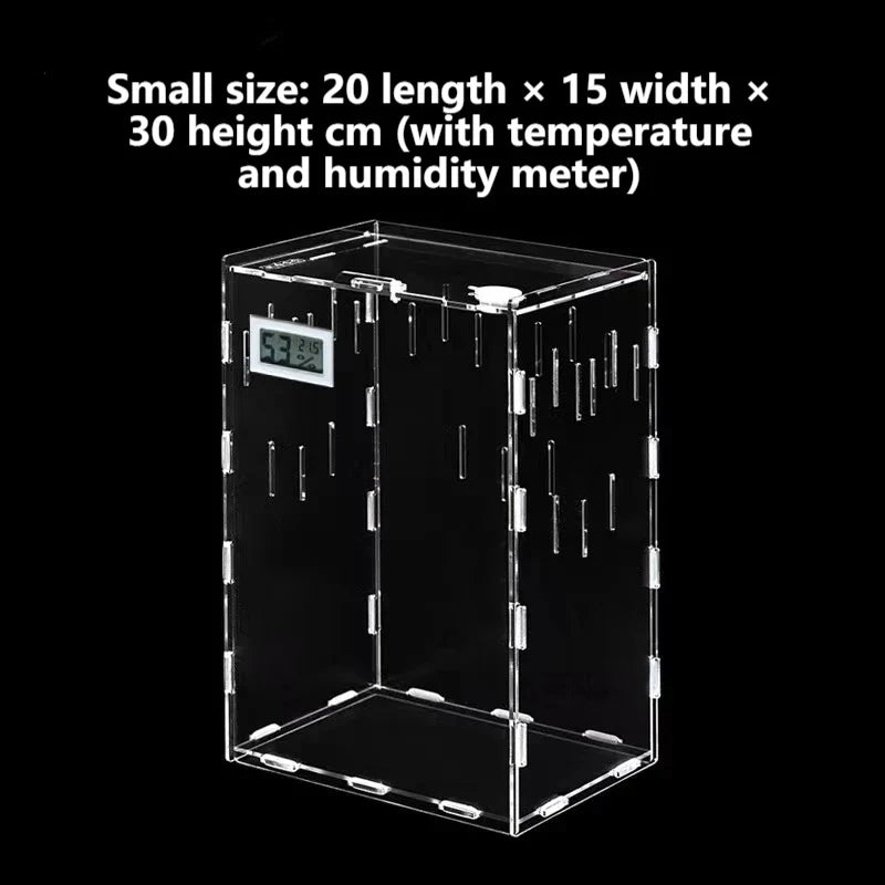 Acrylic Reptile Container Magnetic Acrylic - MyPetDollar.com