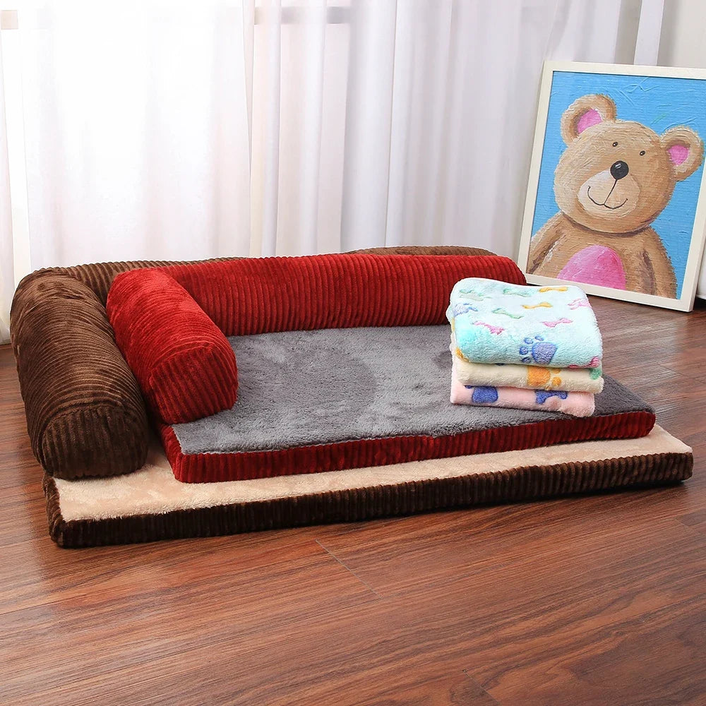 Dog Bed Soft Pet Cat Dog Sofa Beds Big Dog - MyPetDollar.com