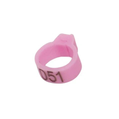 Bird Foot Ring Inner Diameter 8mm Pigeon Leg Poultry Dove – 10 Colors