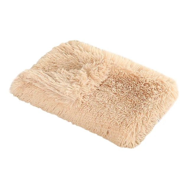 Fluffy Long Plush Pets Bed Blankets Pet - MyPetDollar.com