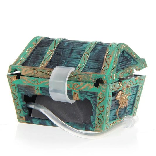 2025 New Treasure Chest Shaped Aquarium Air - MyPetDollar.com