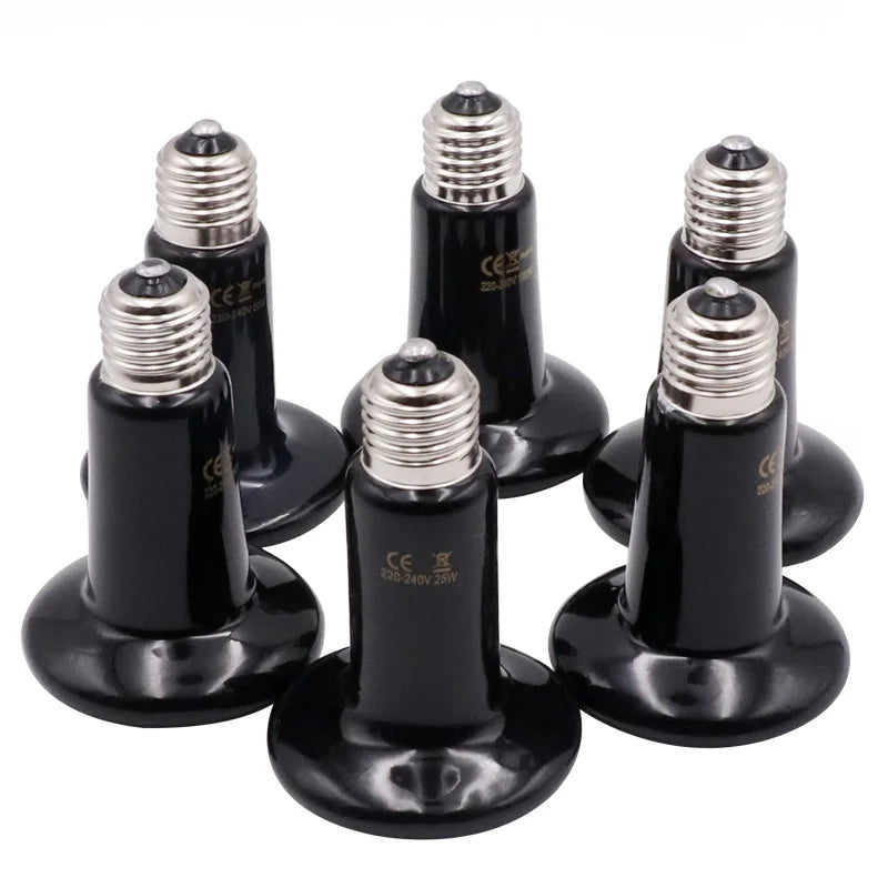 1Pcs Pet Heating Lamp Black Infrared Ceramic - MyPetDollar.com