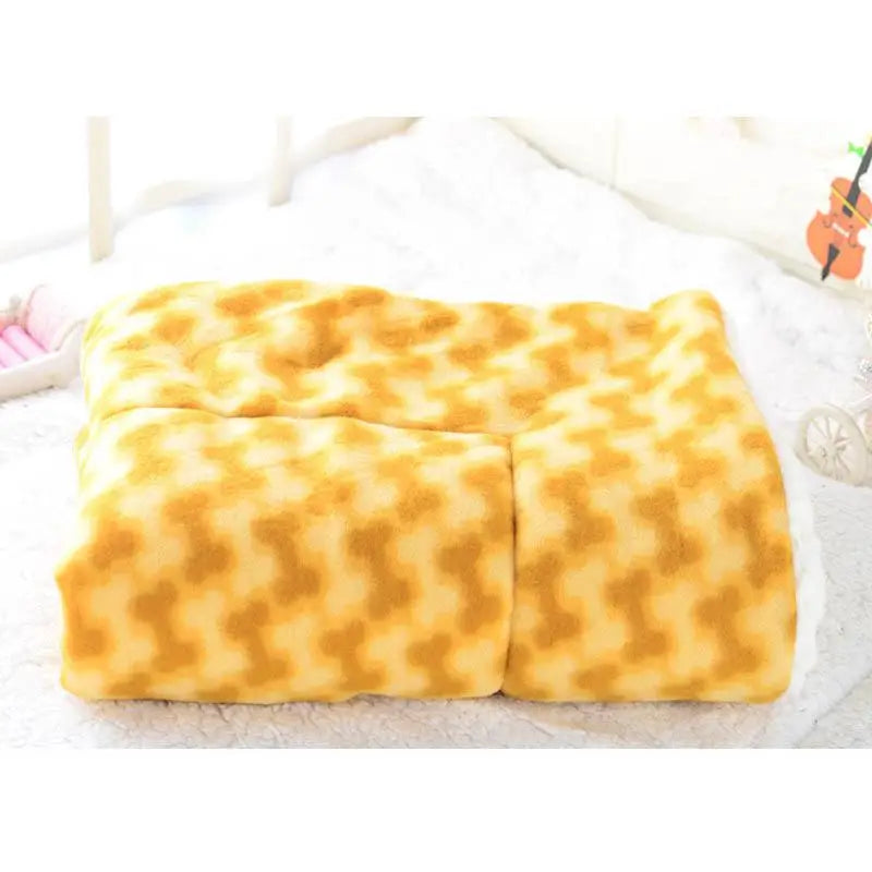 Winter Warm Pet Dog Soft Cushion Large Print - MyPetDollar.com