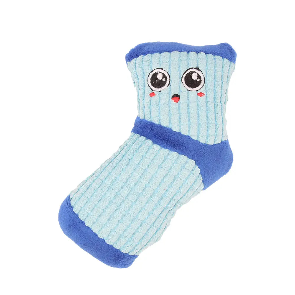 Cute Sock Small Dog Squeak Toy Sound Bb Plush Pet Puppy Cat – 8 Colors