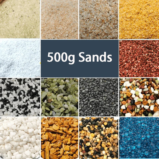 500g Natural Crystal Sand Fish Tank Bottom - MyPetDollar.com