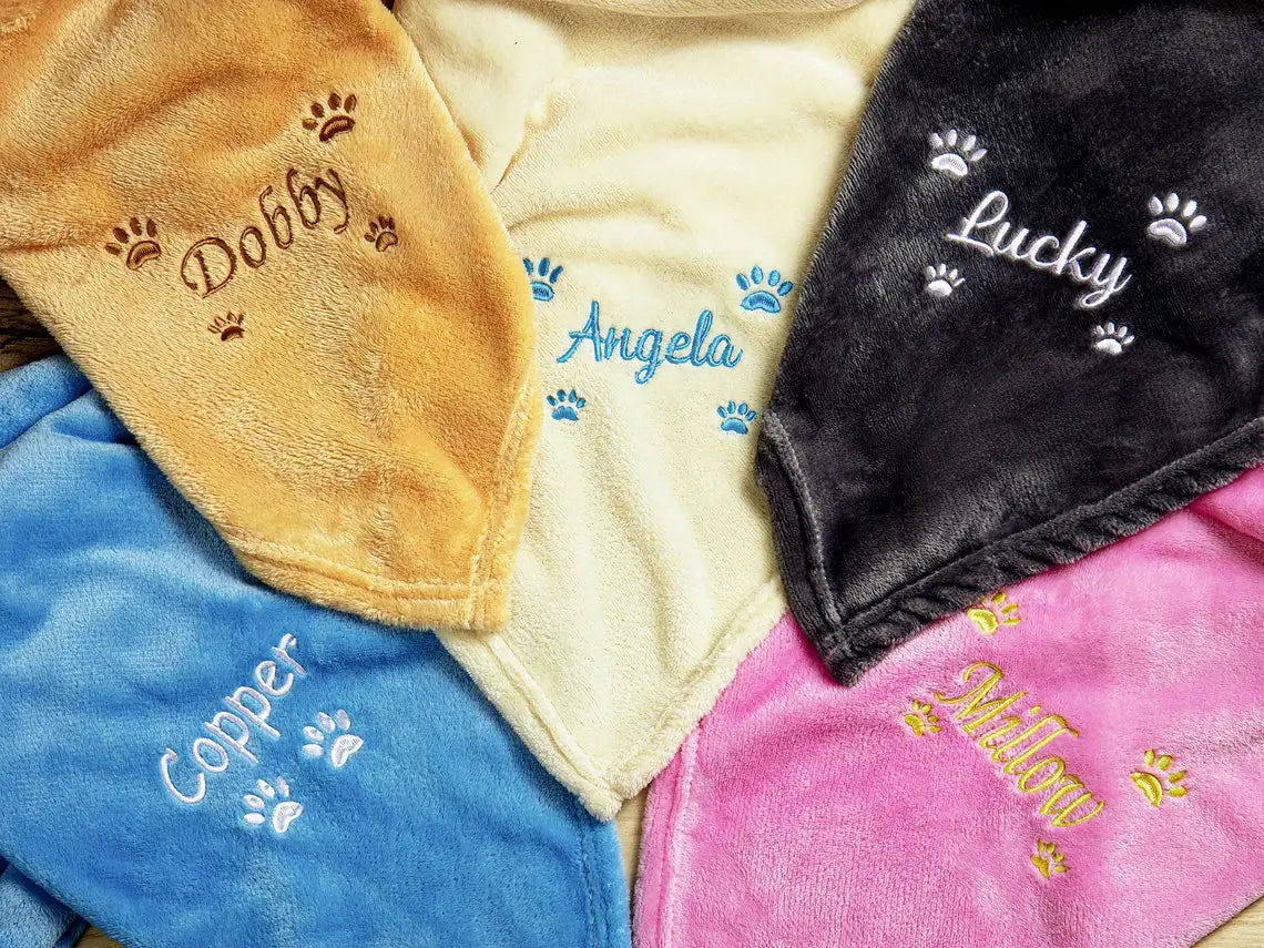 Personalized Dog Blanket Custom Blanket for - MyPetDollar.com