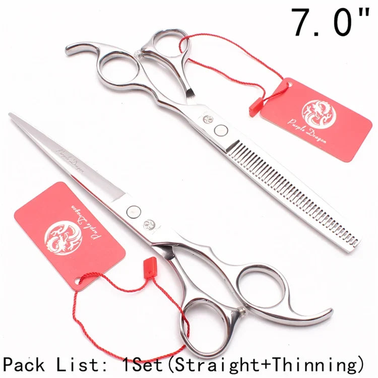 Purple Dragon Dog Grooming Scissors 5" 5.5" - MyPetDollar.com