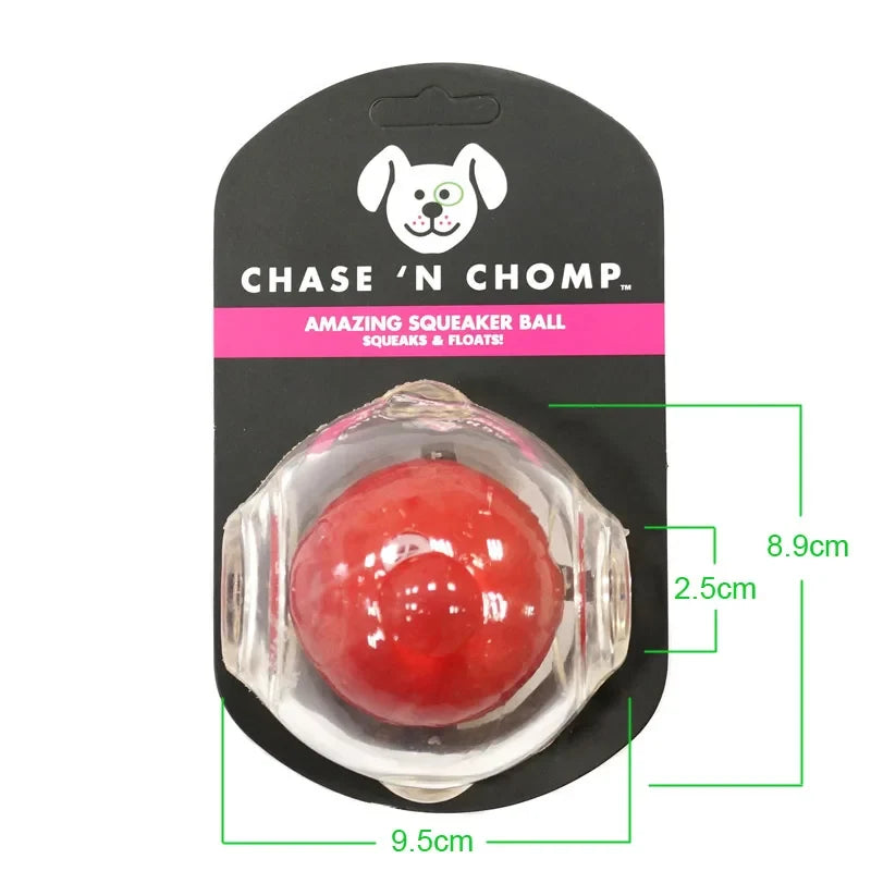 Durable Caitec Dog Plaything Amazing Squeaker Ball