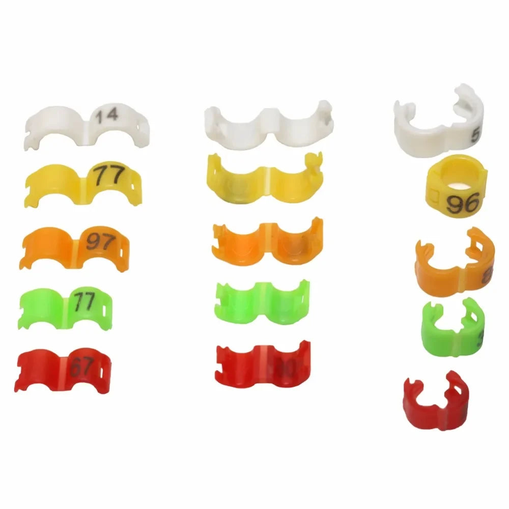 Colorful NO.1-100 Bird clip ring Parrot foot - MyPetDollar.com