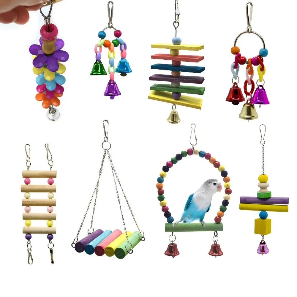 1 Pcs Bird Bite Hanging Ornaments Bird - MyPetDollar.com