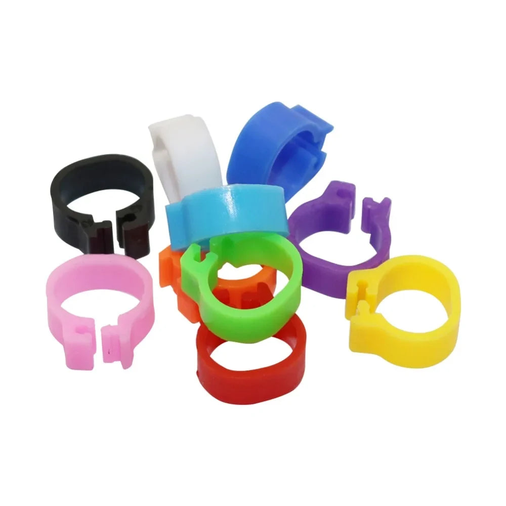 400 Pcs 8mm Bird foot clip ring Pigeon - MyPetDollar.com