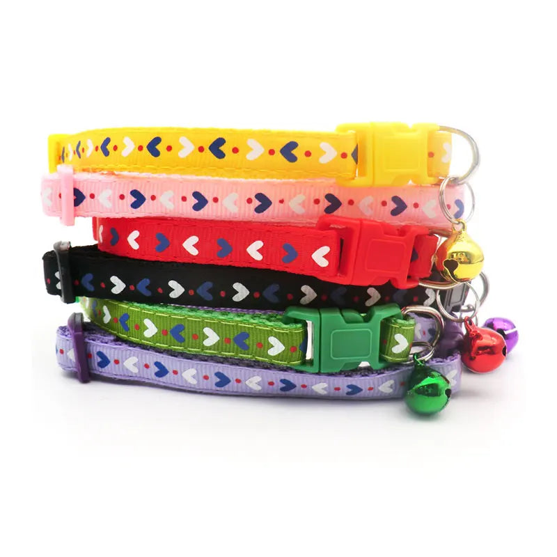 100Pcs Dog Collar With Bells Adjustable - MyPetDollar.com