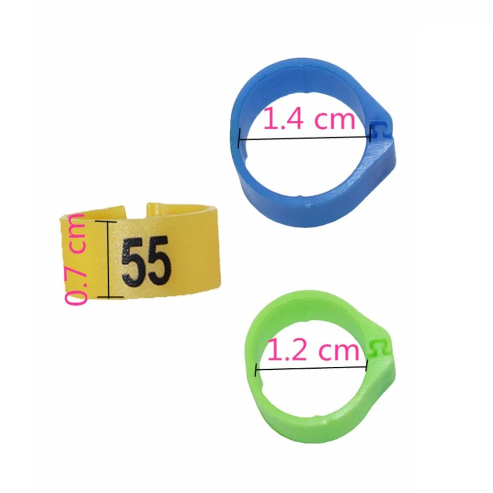 NO.1-100 Digital mark ring 10 Colors - MyPetDollar.com