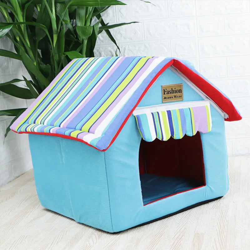Dog House Cat Bed Pet Kennel Cute Puppy Mat - MyPetDollar.com