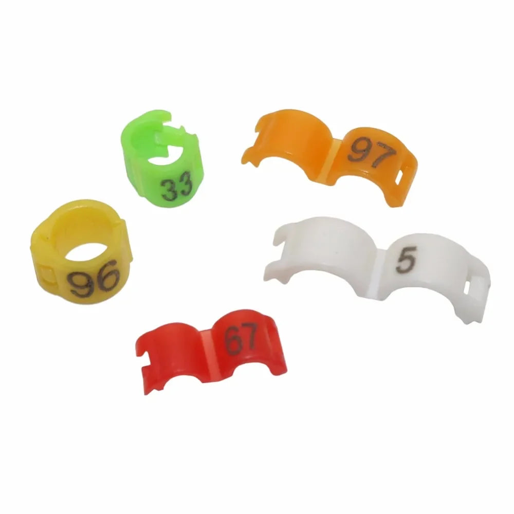Colorful NO.1-100 Bird clip ring Parrot foot - MyPetDollar.com