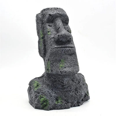 Easter Island Stone Statue Resin Ornament – Cooling, Warming & Seasonal