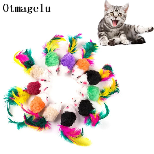 Cute Mini Soft Fleece False Mouse Cat Toys - MyPetDollar.com
