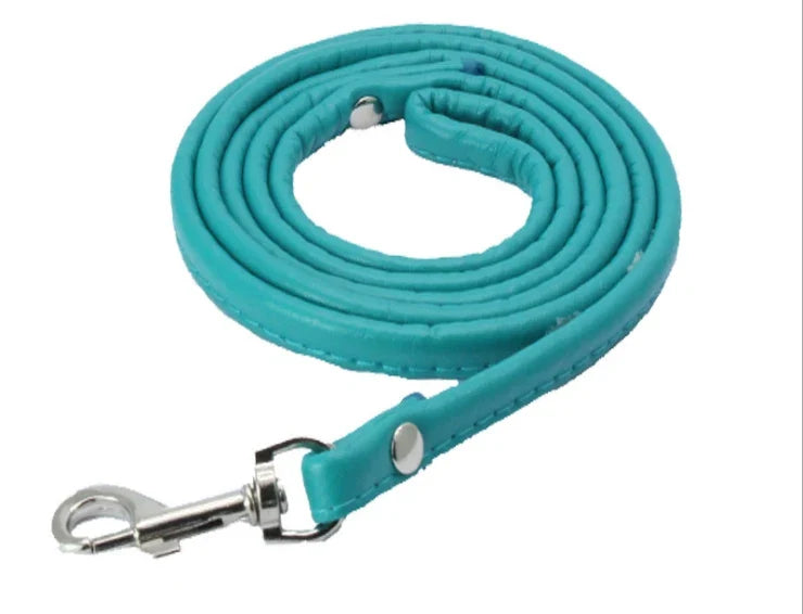 PU Leather Dog Leash Chain Leads Rope Pet - MyPetDollar.com