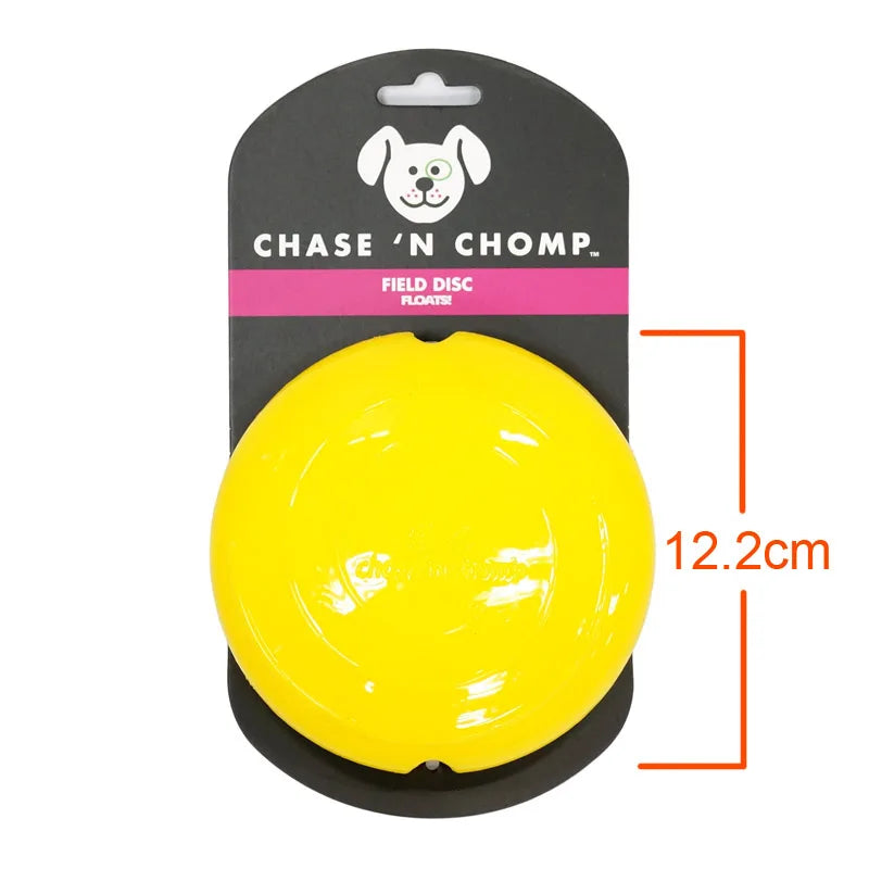Caitec Dog Toys Squeaking Foraging Disc Springy Durable – 12 Colors