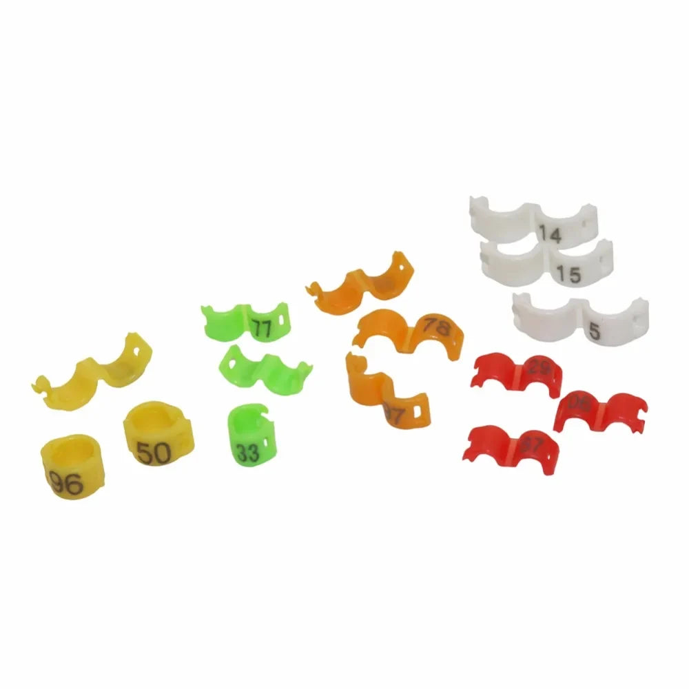 Colorful NO.1-100 Bird clip ring Parrot foot - MyPetDollar.com