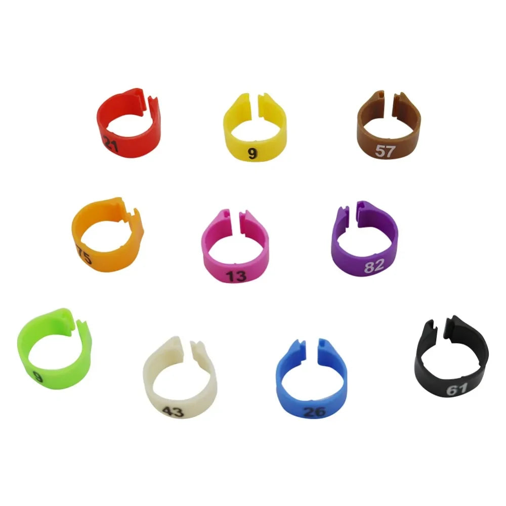 NO.1-100 Digital mark ring 10 Colors - MyPetDollar.com