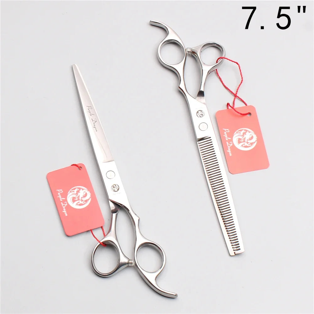 Purple Dragon Dog Grooming Scissors 5" 5.5" - MyPetDollar.com