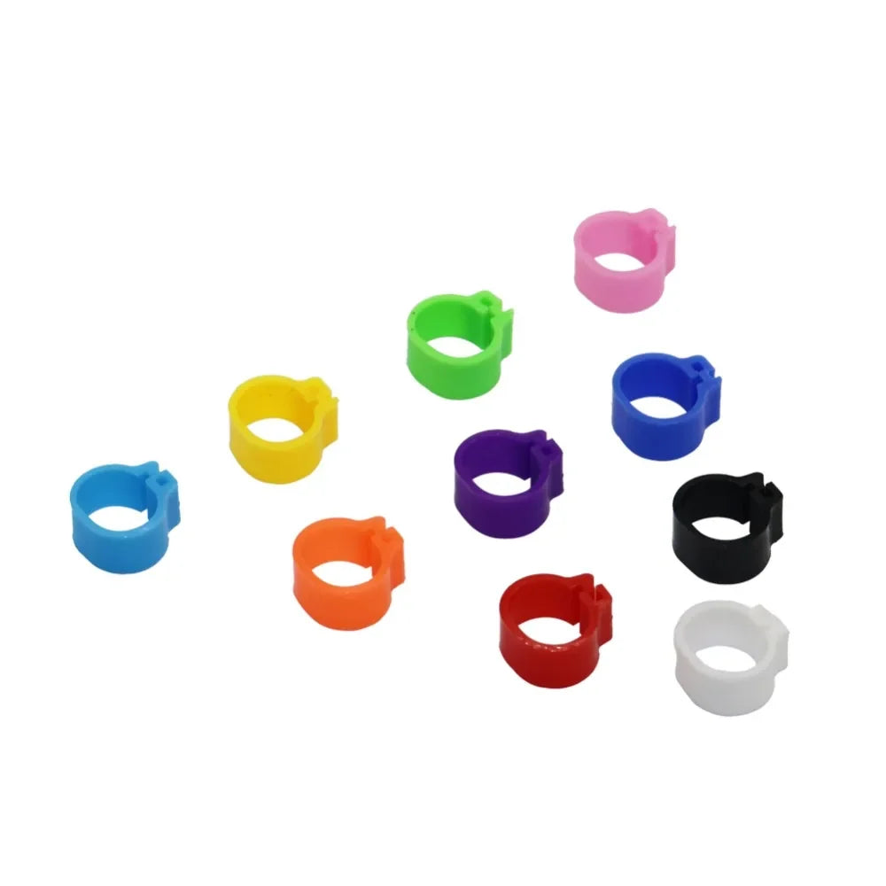 100 Pcs Pigeons Rings 8mm Bayonet - MyPetDollar.com