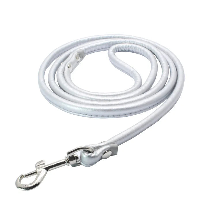 PU Leather Dog Leash Chain Leads Rope Pet - MyPetDollar.com