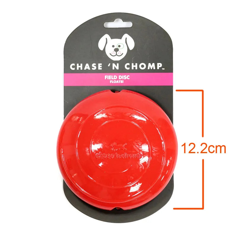 Caitec Dog Toys Squeaking Foraging Disc Springy Durable – 12 Colors