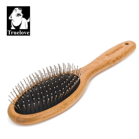 Truelove Pet Round Comb Bamboo Wood Handle - MyPetDollar.com