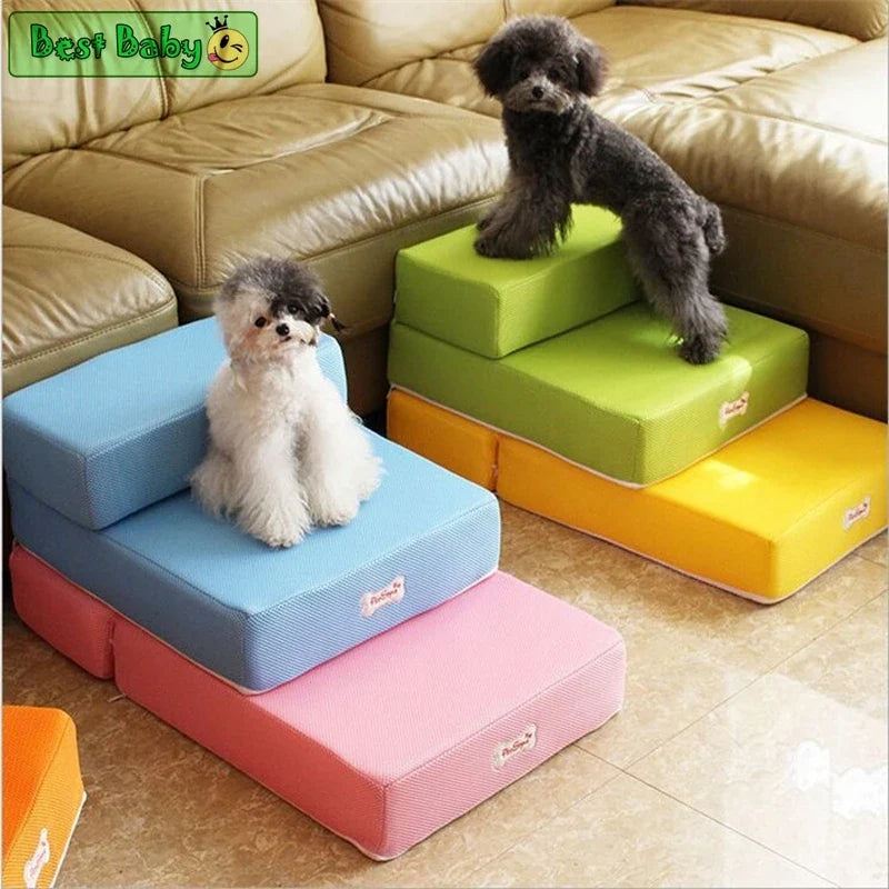 Luxury Mesh Fold Pet Ramp Stairs For Little - MyPetDollar.com