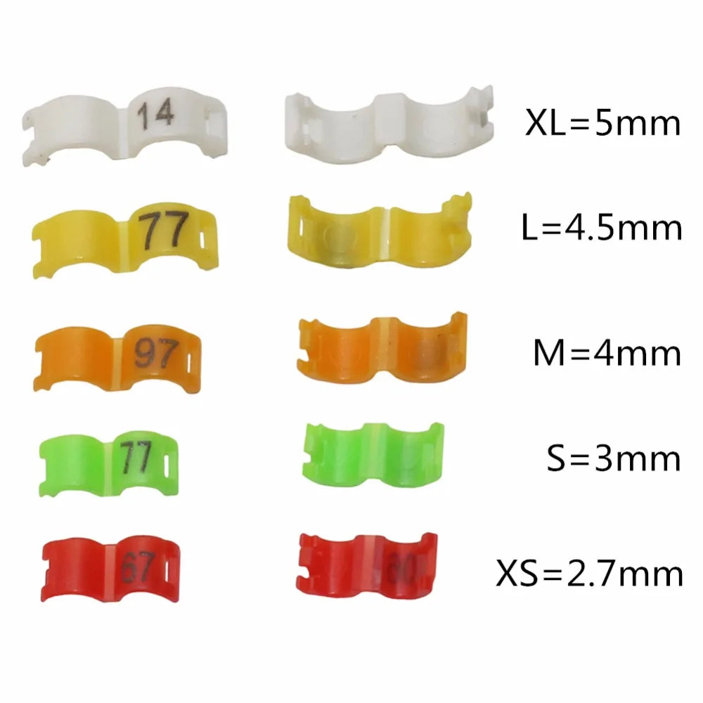 Colorful NO.1-100 Bird clip ring Parrot foot - MyPetDollar.com